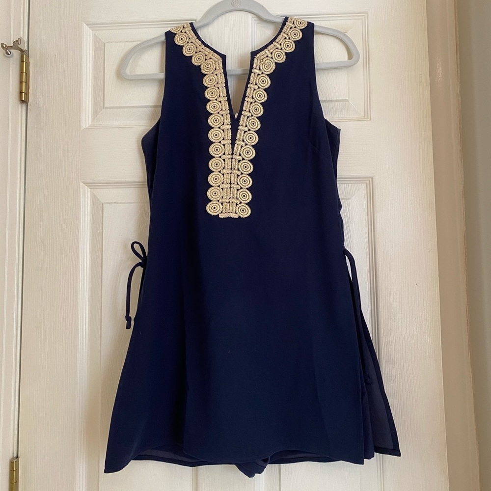 Navy Blue Lilly Pulitzer Romper